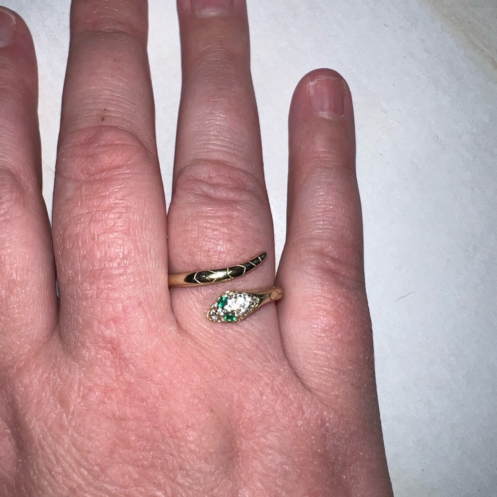 Gold Filled Adjustable Snake Wrap Ring 💍 - Picture 2 of 6